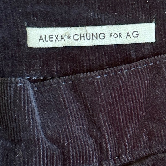 Alexa Chung for AG Jeans Revolution Navy corduroy Pants - Picture 4 of 14
